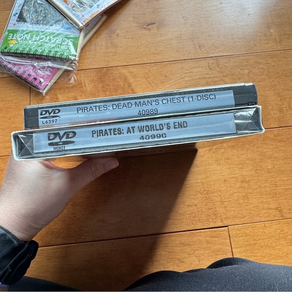 Disney Pirates of the Caribbean DVD with Black and Blue Accents - Picture 2 of 4